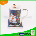 Ceramic Coffee Mug With Coaster,Ceramic Coffee Mug With Christmas Gift